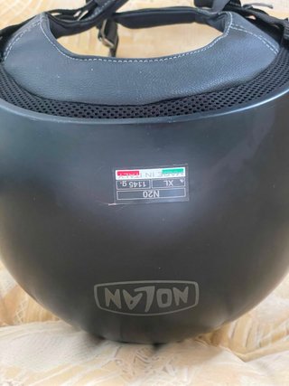 Casco de moto Nolan con visera