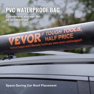 Tenda Laterale per Auto, Ampia Ombreggiatura di 4,6'x6,6' per Veicoli, Tenda Retrattile PU3000mm UV50+ con Borsa di Stoccaggio Impermeabile, Adatta per Camion, SUV, Furgoni, Camper