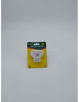 Sanfor - Luz de Noche para Enchufe | Bajo Consumo LED ¡Solamente 1W! | Funcionamiento Sencillo ON/OFF | Luz Nocturna para Niños -