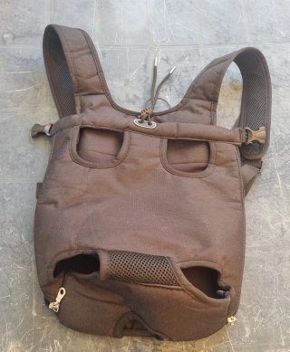 Mochila para mascotas negra