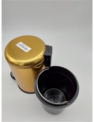 Tatay Papelera Baño con Pedal de Acero Inoxidable - 3L de Capacidad - Interior Extraíble - Cierre con Caída Amortiguada - Libre de B