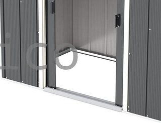 Caseta Metálica Eco Pent Roof 113x176x203 cm - Duramax