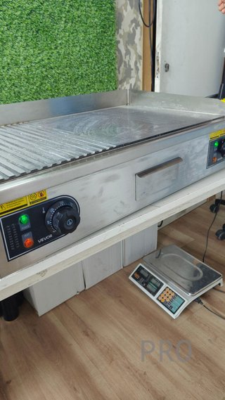Plancha Eléctrica, 3200 W, Control de Temperatura Ajustable 50 a 300 °C