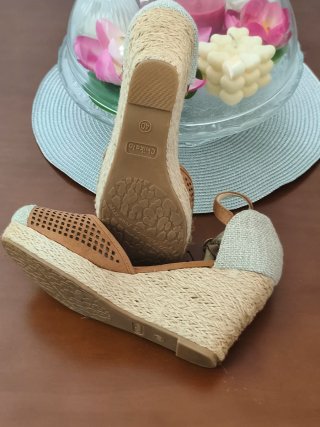 Esparteñas Chika10 Beige/Marrón Nuevas