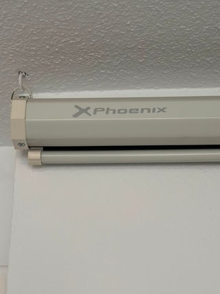 Pantalla de proyección manual