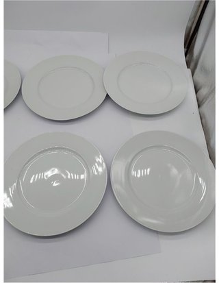 Amazon Basics platos llanos - 6 Unidad - 26.7 cm