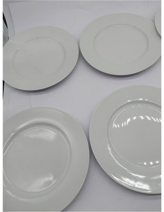 Amazon Basics platos llanos - 6 Unidad - 26.7 cm