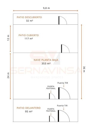 Nave industrial en venta en Sentmenat