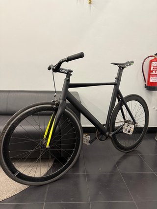 Bicicleta Fixie Negra Mate