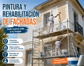 Pintura y rehabilitación de fachadas