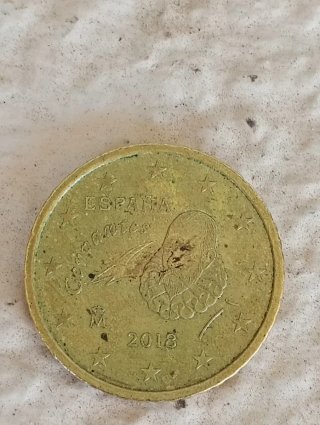 Moneda 50 céntimos España 2018 Cervantes