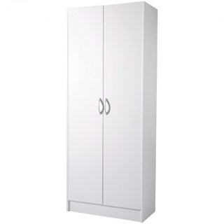 Armario de despensa de cocina, armario de almacenamiento de alimentos de 60" de altura, armario independiente de 110 libras con 3 estantes (2 ajustables), despensa de madera de ingeniería para coc...