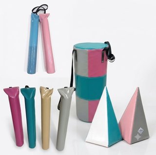 Accesorios sacos de boxeo en colores pasteles