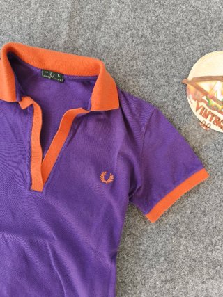 Polo Fred Perry Donna L Viola Arancio