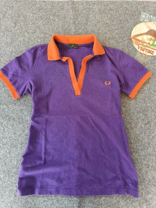 Polo Fred Perry Donna L Viola Arancio