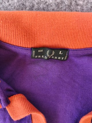 Polo Fred Perry Donna L Viola Arancio