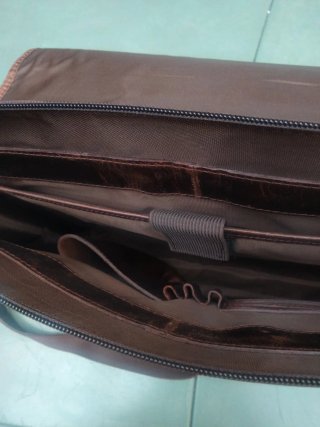 Cartera ejecutiva cuero marrón Rustic Town