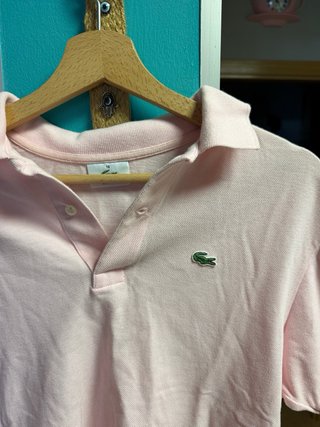 Polo Lacoste Rosa Original Talla 18