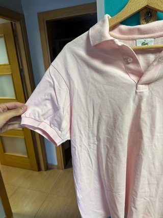 Polo Lacoste Rosa Original Talla 18