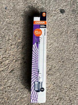 Bombilla Osram Vialox 600W E40