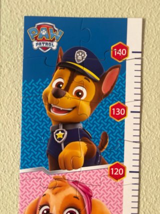 Puzzle Decorativo Patrulla Canina Medidor Altura