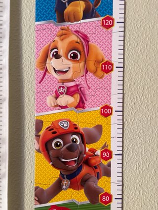 Puzzle Decorativo Patrulla Canina Medidor Altura