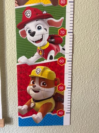 Puzzle Decorativo Patrulla Canina Medidor Altura