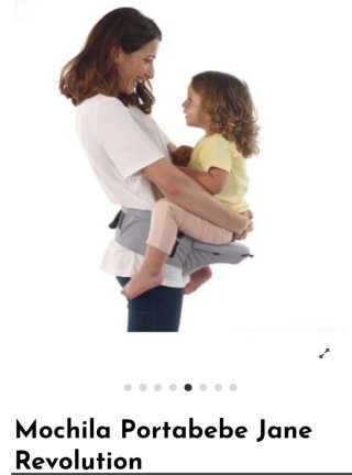 Mochila Portabebés Jane Gris