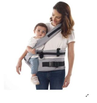 Mochila Portabebés Jane Gris