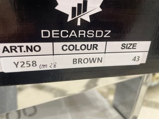 Scarpe uomo Decarsdz marroni taglia 43