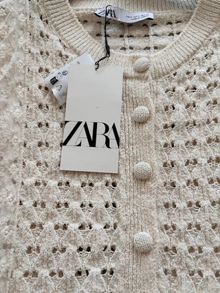 Jersey Zara Verano Beige Talla S