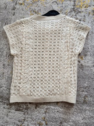Jersey Zara Verano Beige Talla S