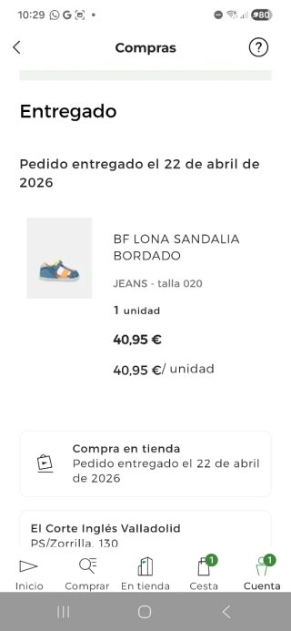 Sandalias bebé Little Driver Talla 20