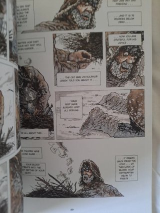 To Build a Fire graphic novel, J. London/Chaboute