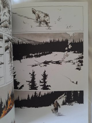 To Build a Fire graphic novel, J. London/Chaboute
