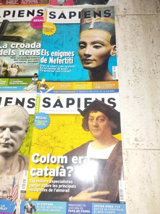 Lote de 9 revistas Sapiens