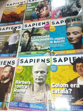 Lote de 9 revistas Sapiens