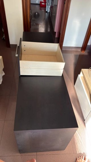 Mueble TV negro
