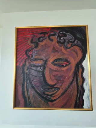 Oleo Antonio Villatoro 94x104cm