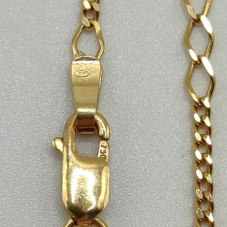 00733 CADENA ALTERNA DE ORO DE 18K - 50CM