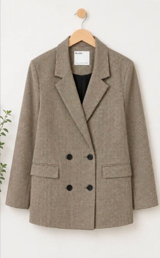 Blazer Bershka oversize talla S