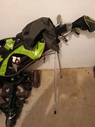 Set de Golf Inesis: Palos, Bolso y Carrito