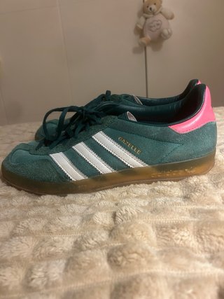 Adidas Gazelle Verde y Rosa Talla 40
