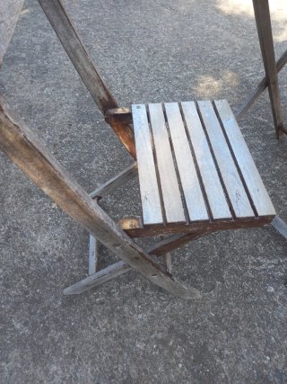 Mesa i silla Plegable,