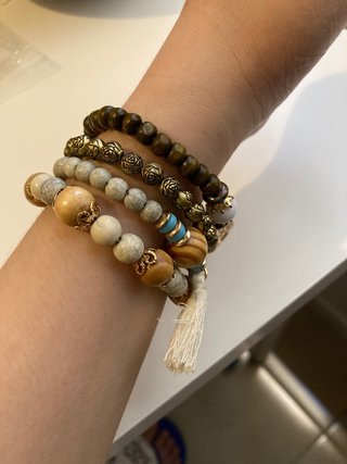 Set di 4 Braccialetti Boho Albero della Vita