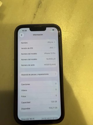 iPhone 13 Pro 76% Capacidad Batería