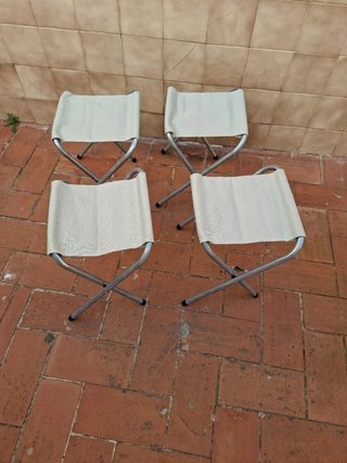18€ por 4 sillas plegables 35cm