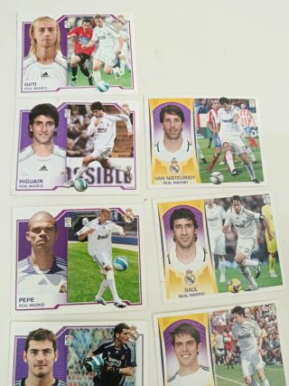 Cromos de fútbol Real Madrid