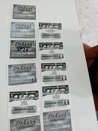 Cromos de fútbol Real Madrid
