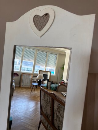 Mueble Joyero Espejo Maison du Monde Blanco
